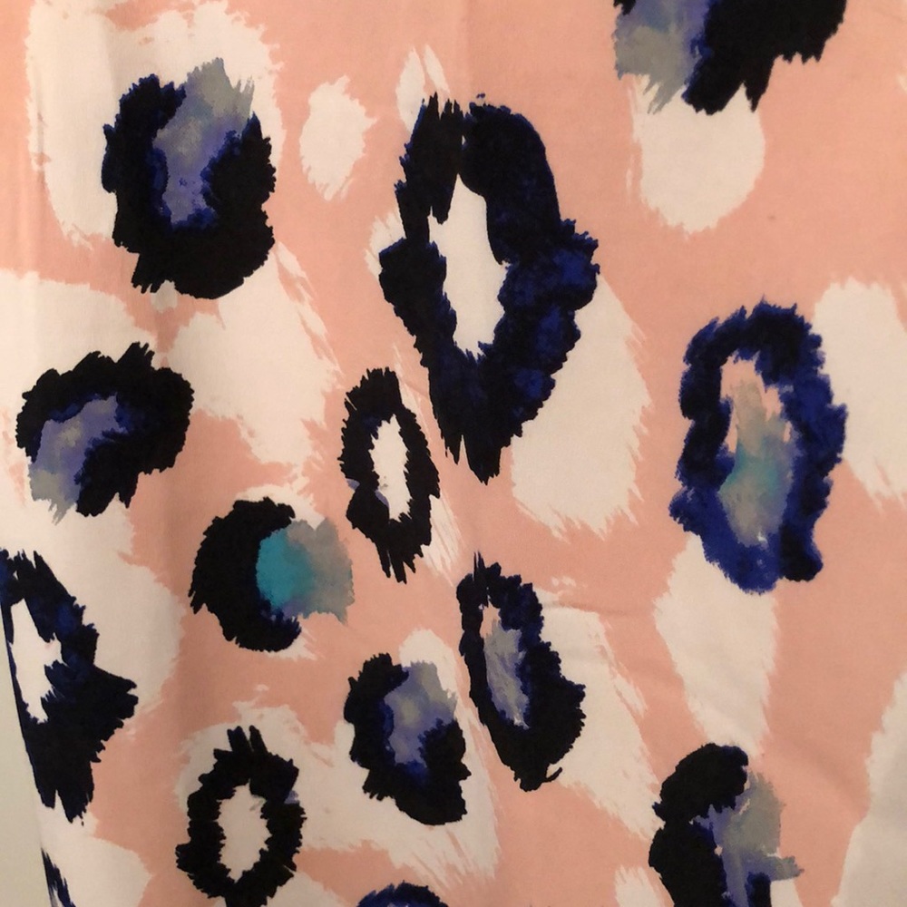 Silky Abstract Print Camisole Top